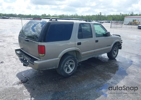 2004 Chevrolet Blazer Ls из США, поврежденный, VIN 1GNCS13X44K143850
